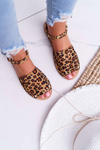 Dámske sandále Lu Boo Suede Leopard Silena