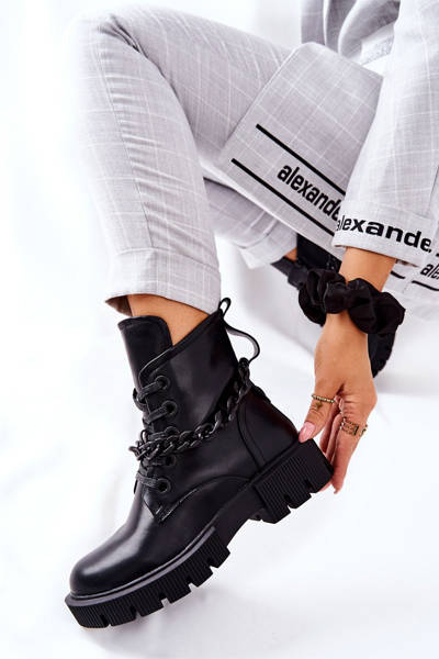 Kotníkové Boty černé Izzy