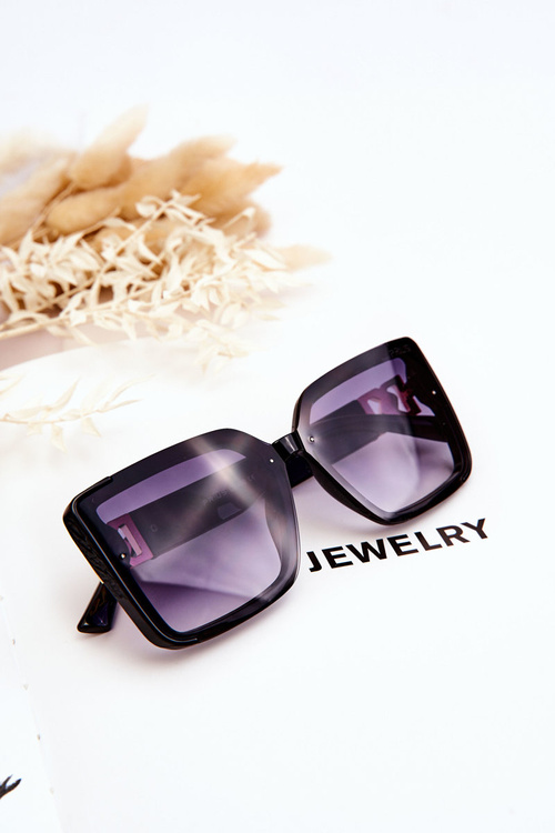 Módne slnečné okuliare Prius v219 čierna