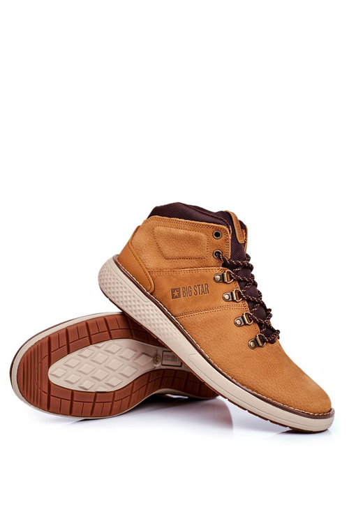 Pánské Kotnikové Boty Trekové Big Star Camel GG174491