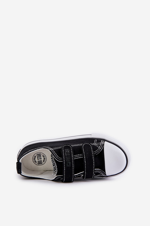 Detské Tenisky Na Suchý Zips Big Star OO374008 Čierne