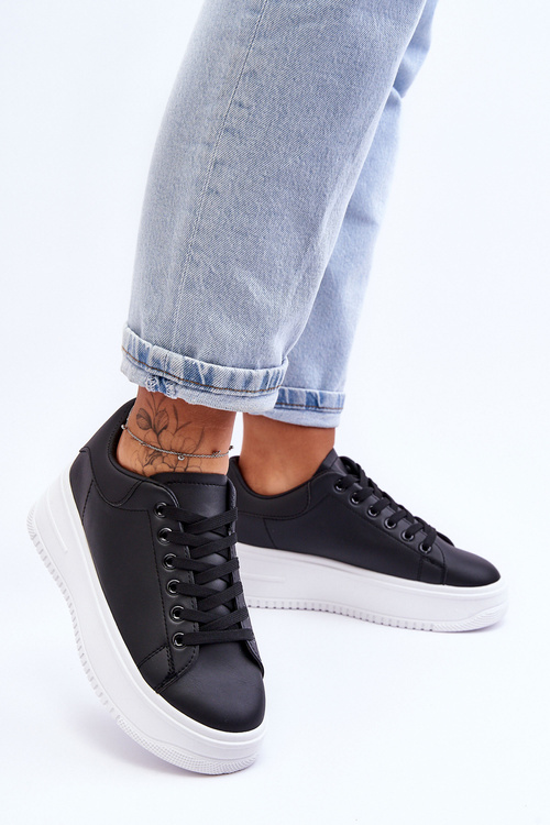 Dámska klasická čierna a biela športová obuv Night výlet