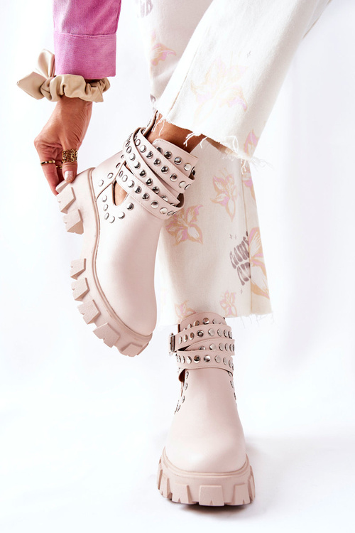 Vernelle Beige Workers s kamienkami na platforme