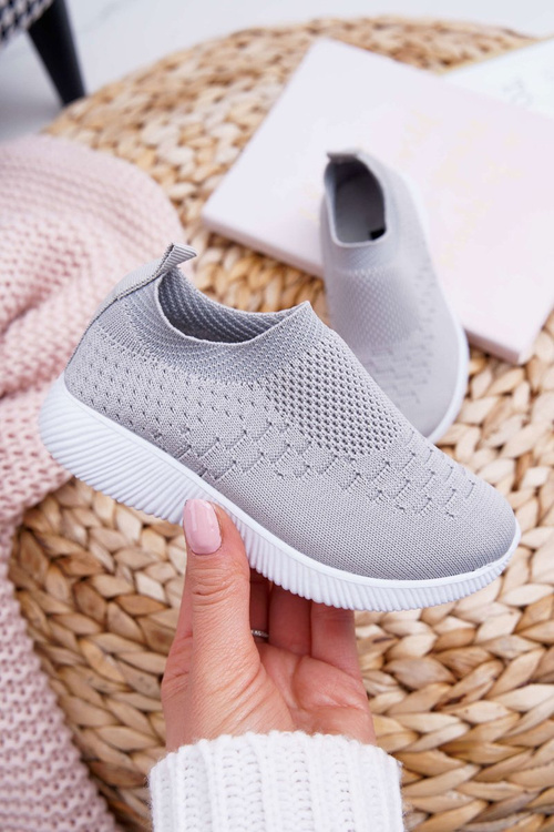 Sportovní Obuv Dětská Mládež Šedé Lambi