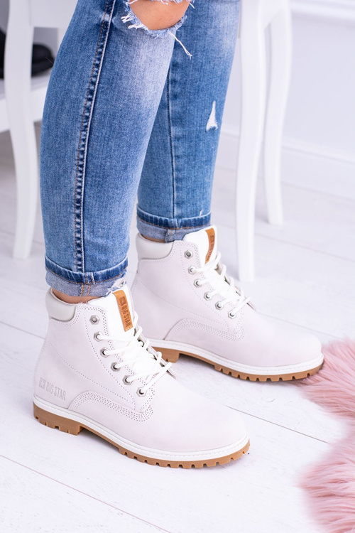 Big Star Boty Dámské bílé Timon