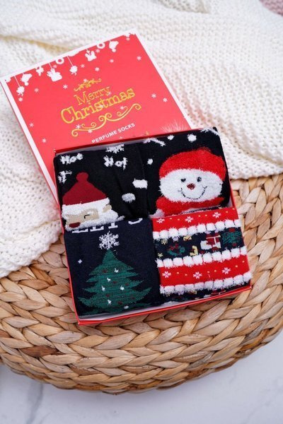 Dámské aromatické Ponožky Sada 4 Párů Vánoční COSAS A7