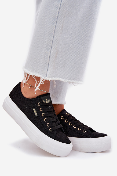 Dámské Tenisky S Krajkou Lee Cooper LCW-25-31-3439L Černé