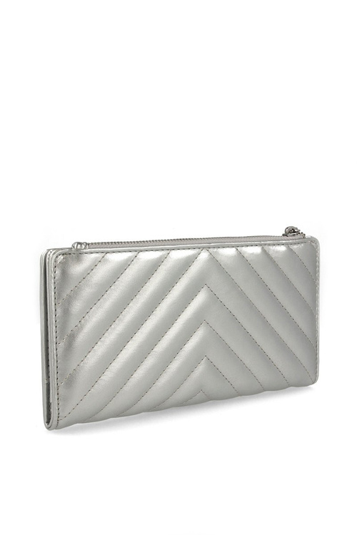 Dámská Peněženka MONNARI PUR0010-022 Stříbrná Prošívaná