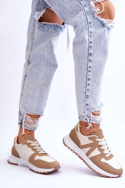 Dámské nízké sportovní boty Béžové Elliot