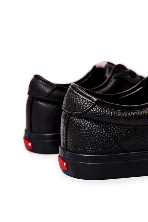 Pánské kožené tenisky Cross Jeans JJ1R4022C Black