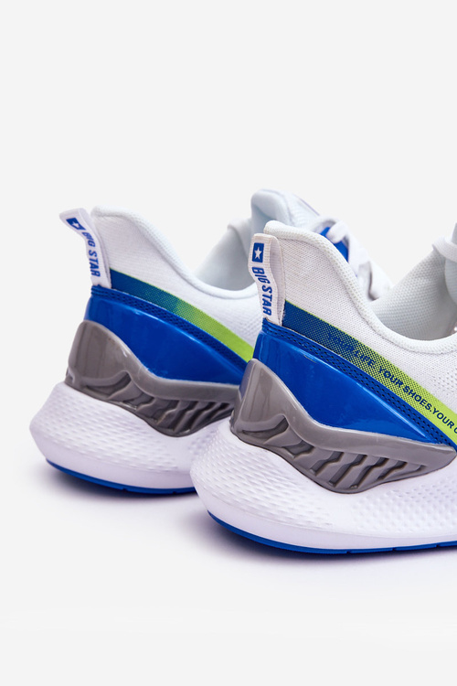 Pánské pohodlné tenisky Memory Foam Big Star LL174102 Bílá