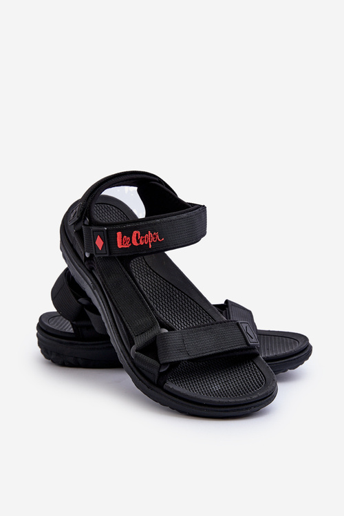 Sportovní pánské sandály Lee Cooper LCW-24-34-2620 Černé