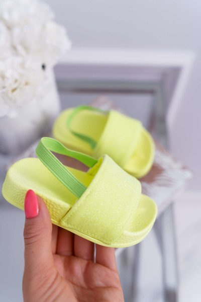 Rimi Detský vápno trblietky Flip -flops