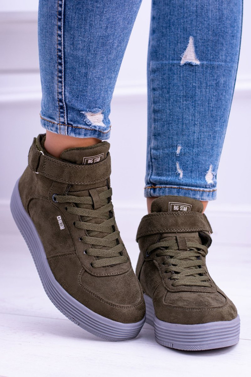 Tenisky na tenisky s veľkým hviezdičkou Khaki BB274648