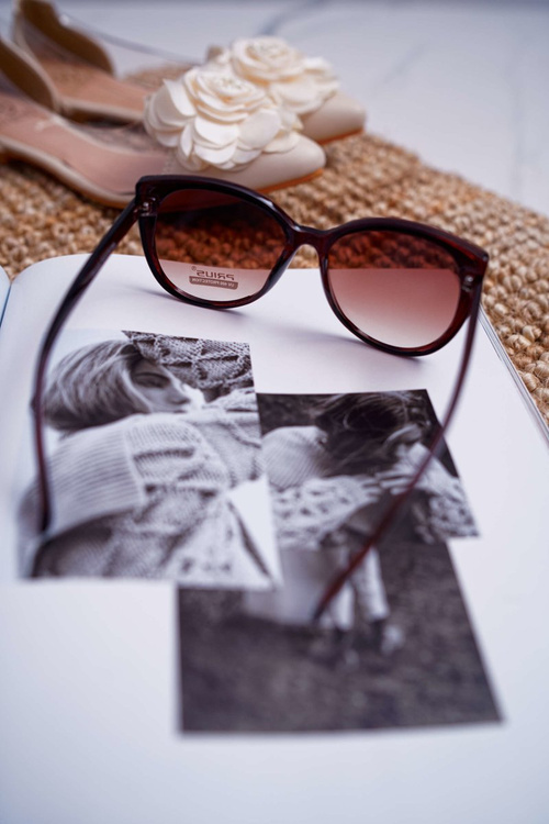 Sluneční Brýle Prius PR-V26 hnědé zlaté lesklé