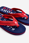 Pánske flip -flops Big Star LL174613 Navy Blue
