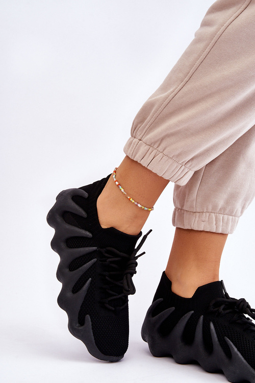 Dámske posuvné tenisky čierne myles