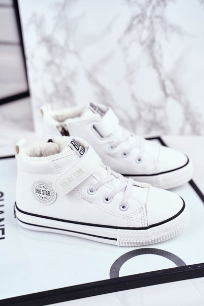 Dětské Zateplené Tenisky Big Star GG374033 Bílé