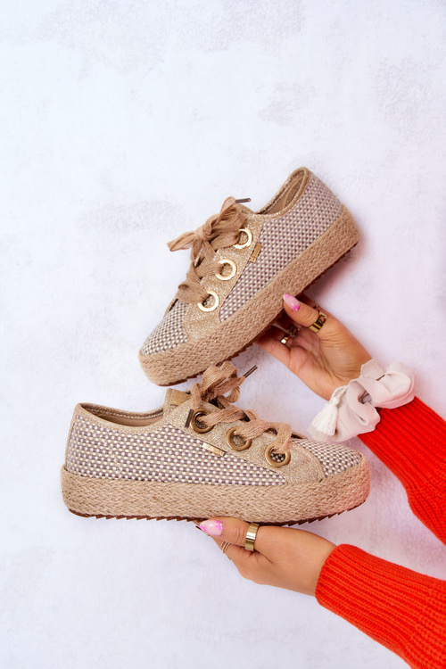 Veľká hviezda žien jj274392 béžové-zlaté ženy