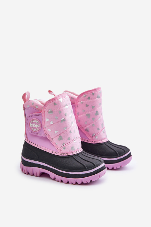 Detské Snežnice Na Suchý Zips Ružové Lee Cooper LCJ-24-44-2863K