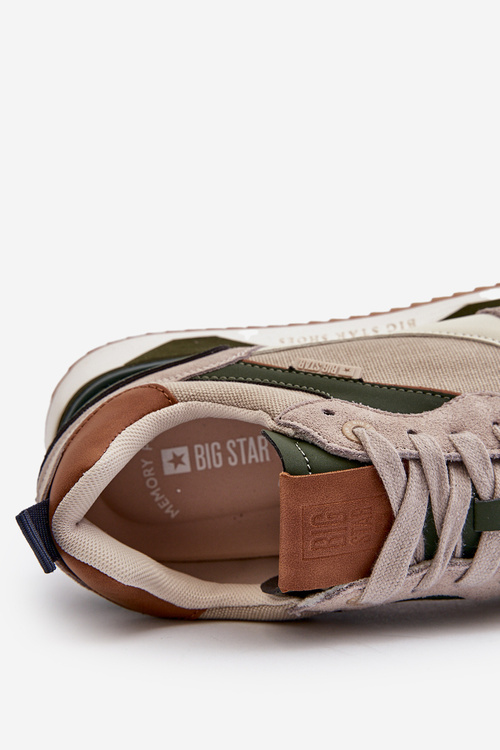 Pánské tenisky s paměťovou pěnou Memory Foam od Big Star NN174349 Beige