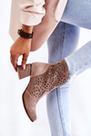 Openwork Lewski Shoes 3166 Cappucino