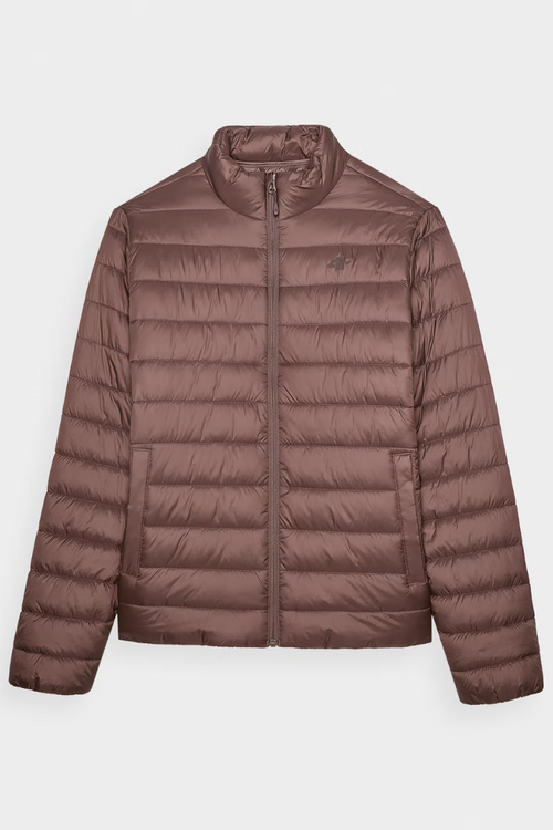 Pánská Přehozová Bunda Se Syntetickou Výplní Hnědá 4F 4FWAW24TDJAM483-80S