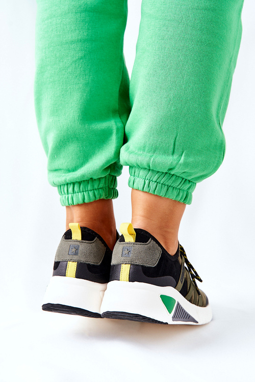 Pamäťová pena veľká hviezda II274308 Khaki Športové topánky