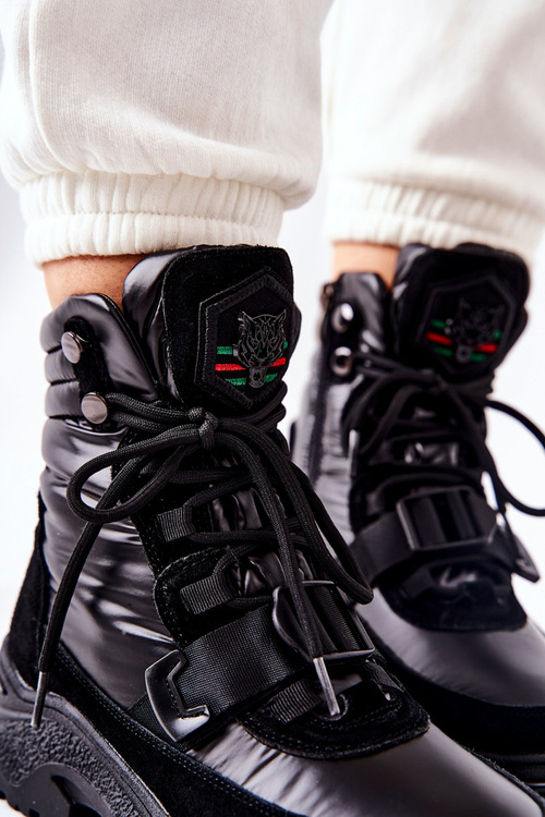 Dámské sněhule na zip Černe Marcia