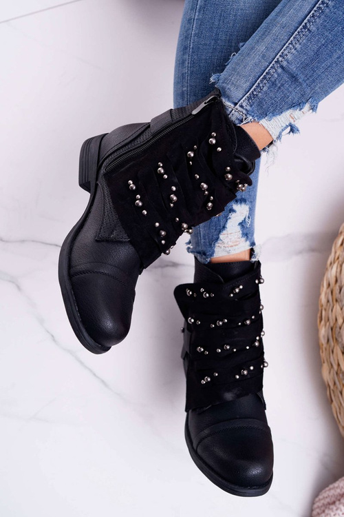 Dámské Kotníkové Boty černé Valko