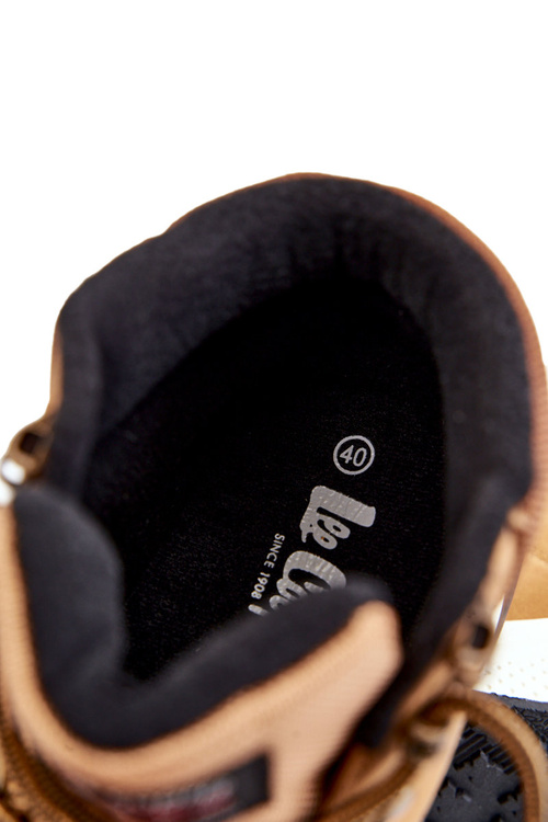 Pánské teplé trekové boty Lee Cooper LCJ-22-31-1452 Velbloud