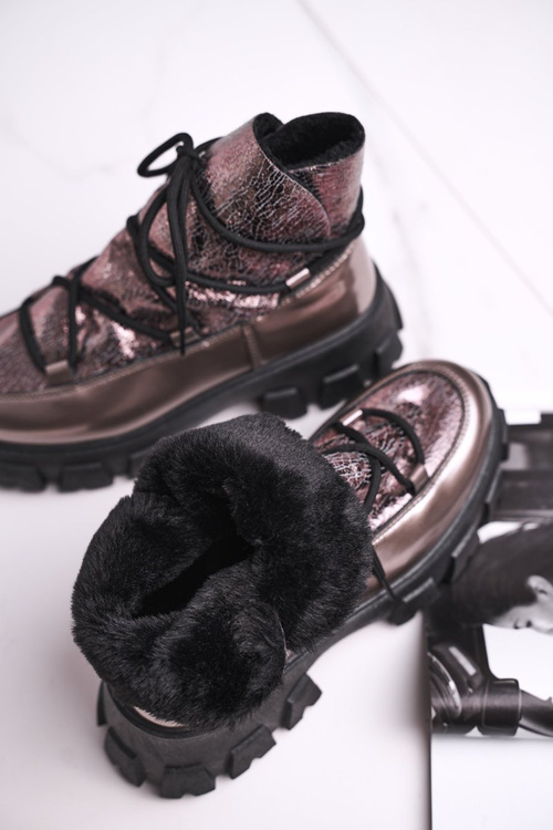 Dámské Kotníkové Boty stříbrné Rochelle