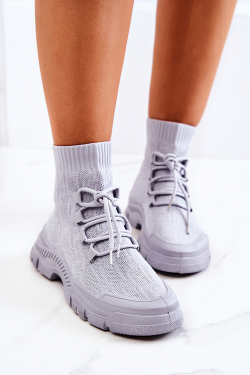 Sportovní ponožky Šede Kimberly