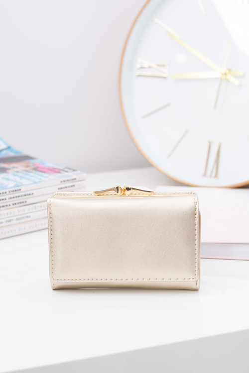 Small Women's Gold Wallet On Bigiel