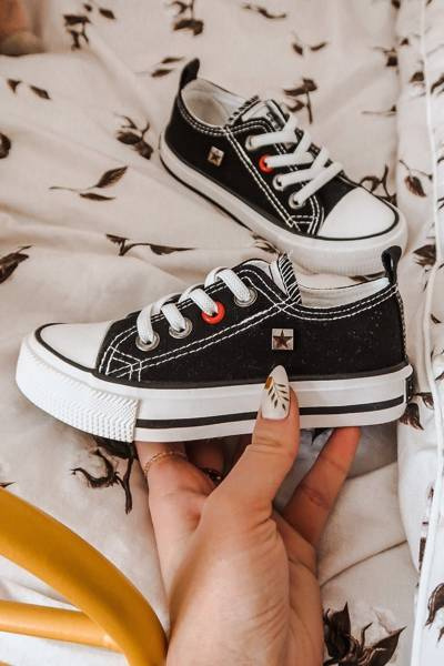 Big Star Star HH374090 Black Classic Low Sneakers