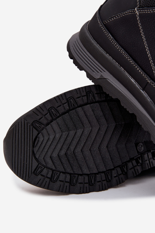 Pánské turistické boty s vyhříváním Černé Wivelle