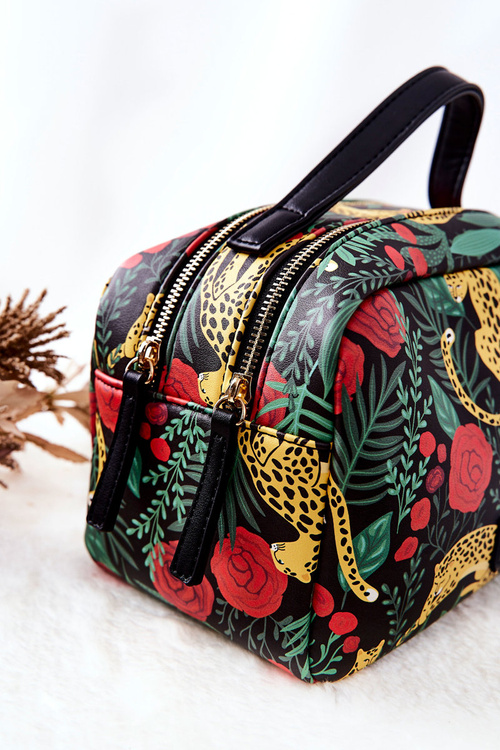 Veľký kozmetičko Nobo Leopard L0040-CM08 Čierna