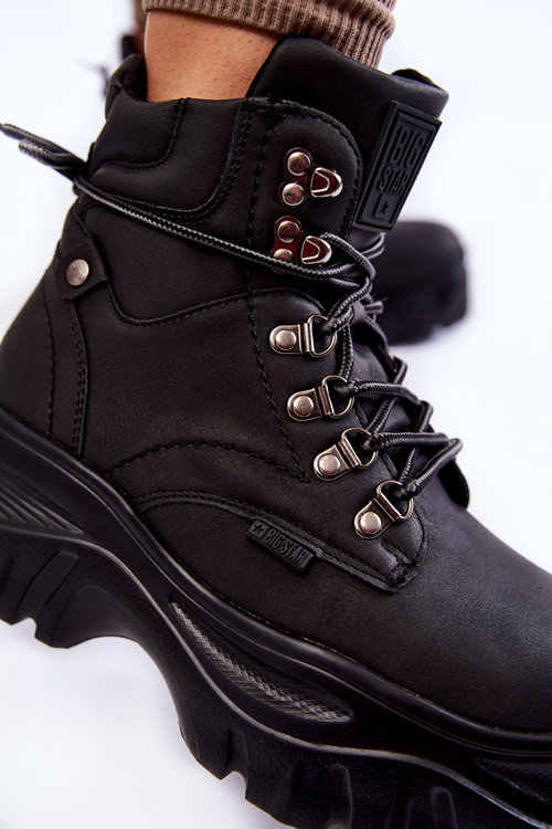 Dámské boty Memory Foam Big Star KK274368 Černé