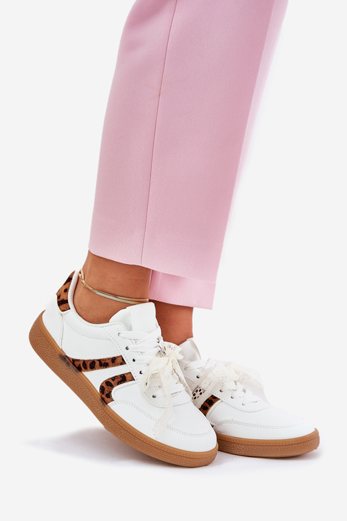 Nízké Dámské Tenisky S Krajkou Panthera Bílé Zielle