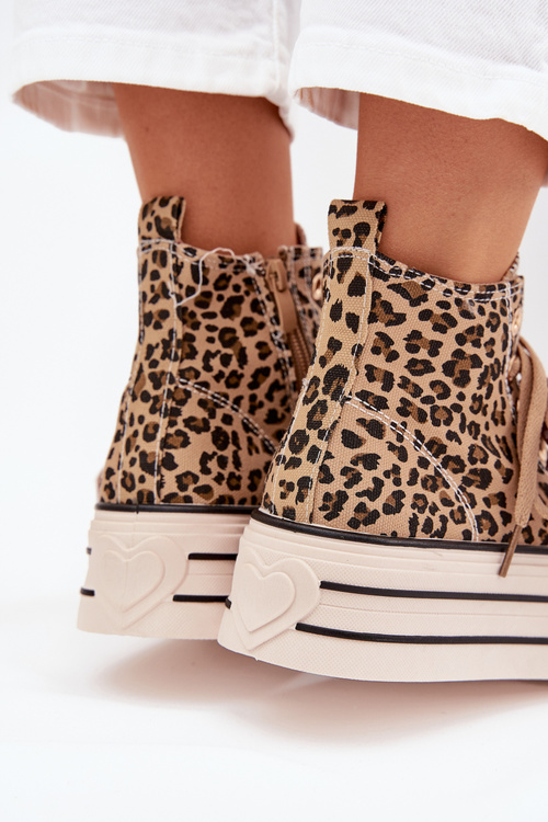 Dámské Tenisky S Mašlí A Zipem Na Platformě Panthera Mavara