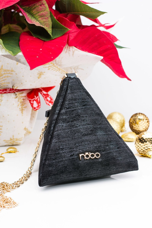 Women Handbag Pyramid Black Nobo