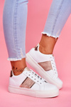 Dámske športové topánky biele pokračujte