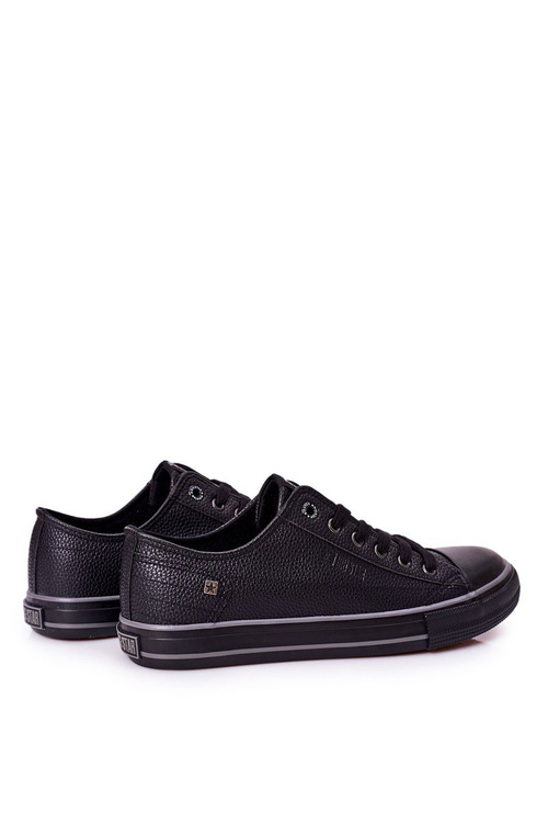 Pánské Kožené Tenisky Big Star II174002 Černé