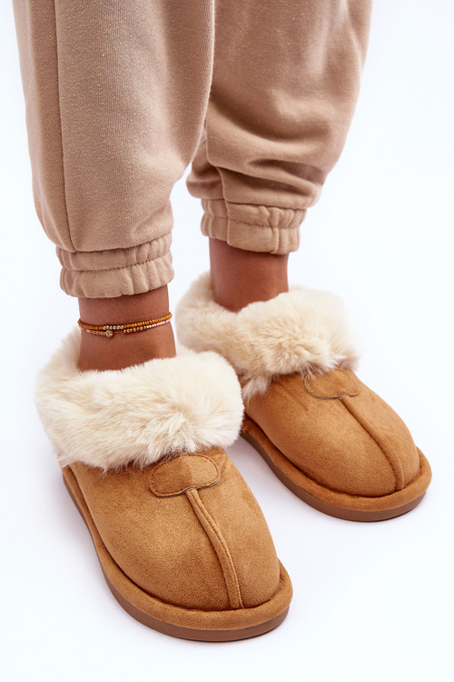 Dámske papiere s hnedou Lanoze kožušinou