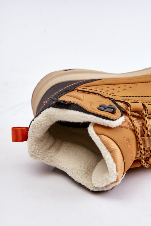 Trekové boty pro mládež zateplené McKeylor 14011 Camel