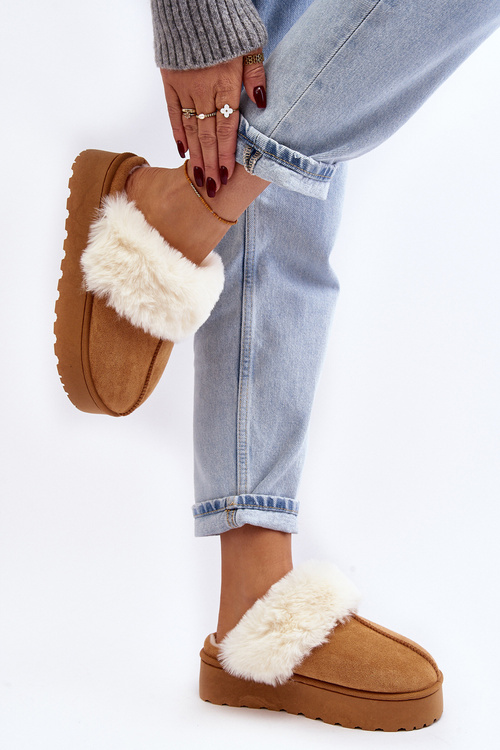 Dámské sněhule na platformě Camel Phiniopis