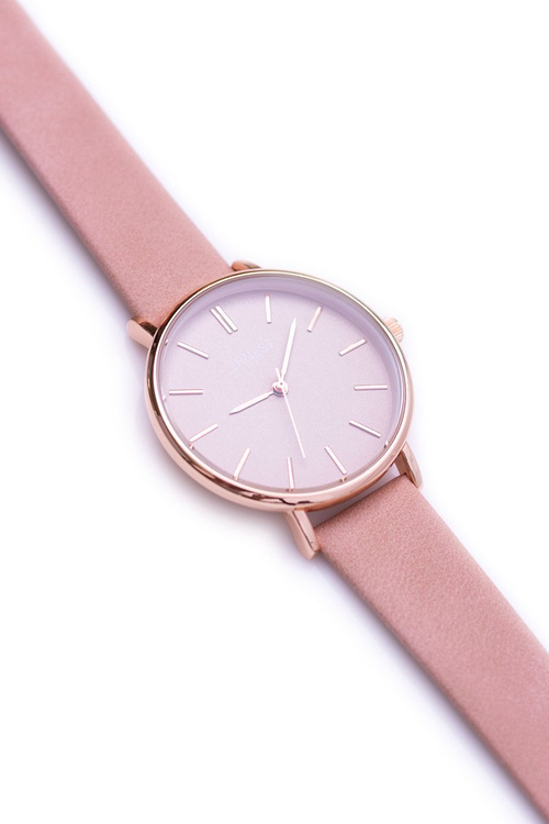 Dámske ružové hodinky Ernest Montane Envelope Golden Pink