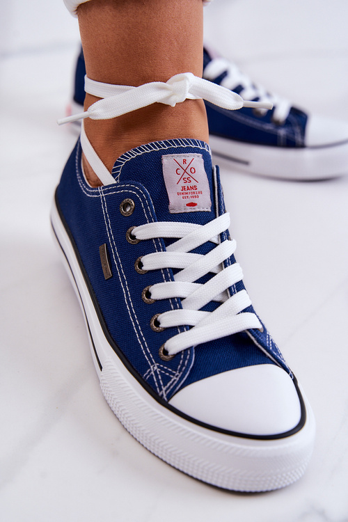 Dámske klasické krížové džínsy JJ2R4012C Navy Blue tenisky