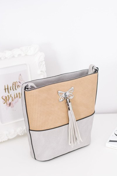 Dámská šedá kabelka