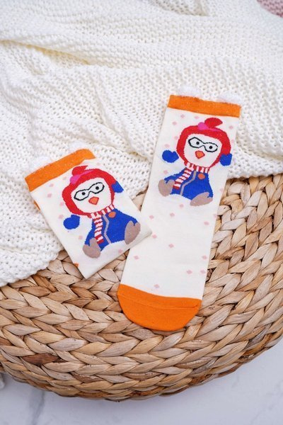 Dámské Ponožky Vánoční s Ušima Tučňák